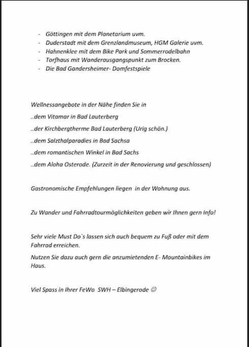 Ferienwohnung Sued - West Harz Mit Sauna E-Bikes Vorhanden! Horden am Harz Eksteriør billede